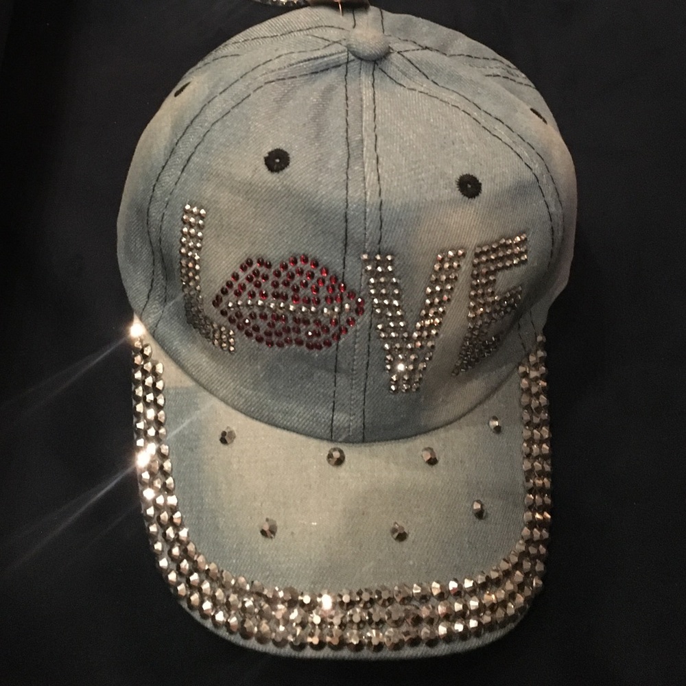 Bedazzled LOVE hat